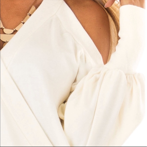 SALE! LAST ONE-S! Cold Shoulder Sleeve Sweater - Picture 8 of 8